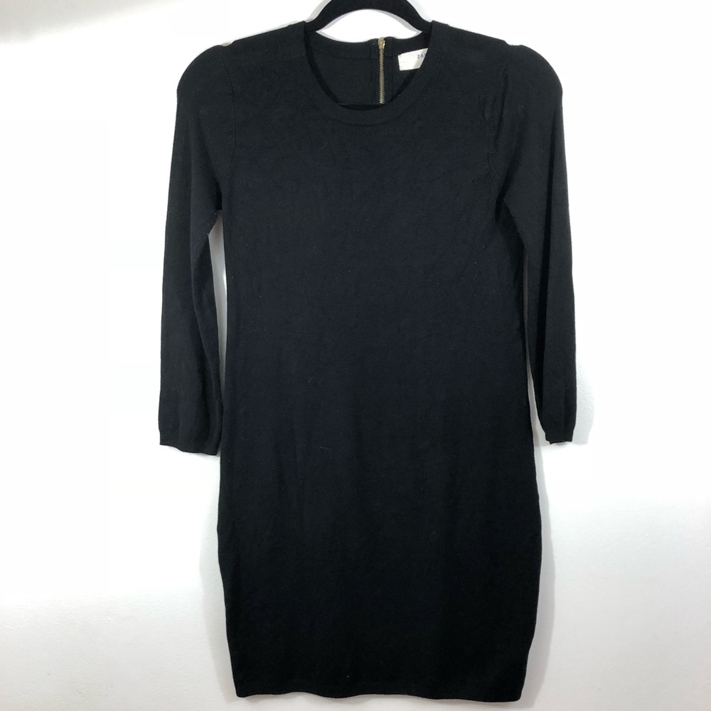 Zara Knit black sweater dress